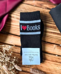 Socken_i-love-books_schwarz