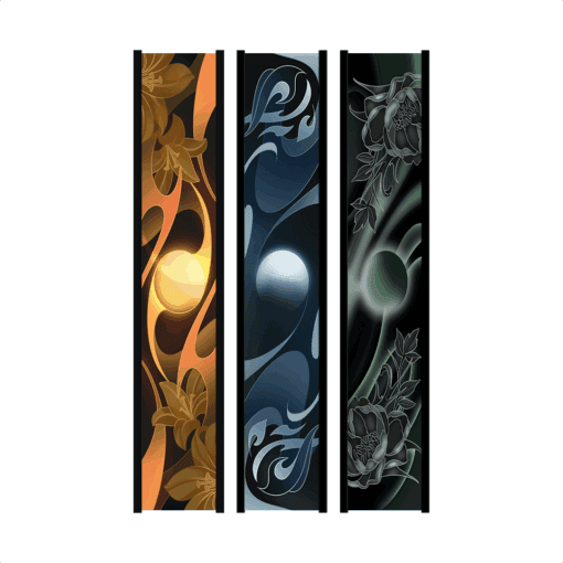 The Dawn of the Cursed Queen Farbschnitt Band 1+2+3.png