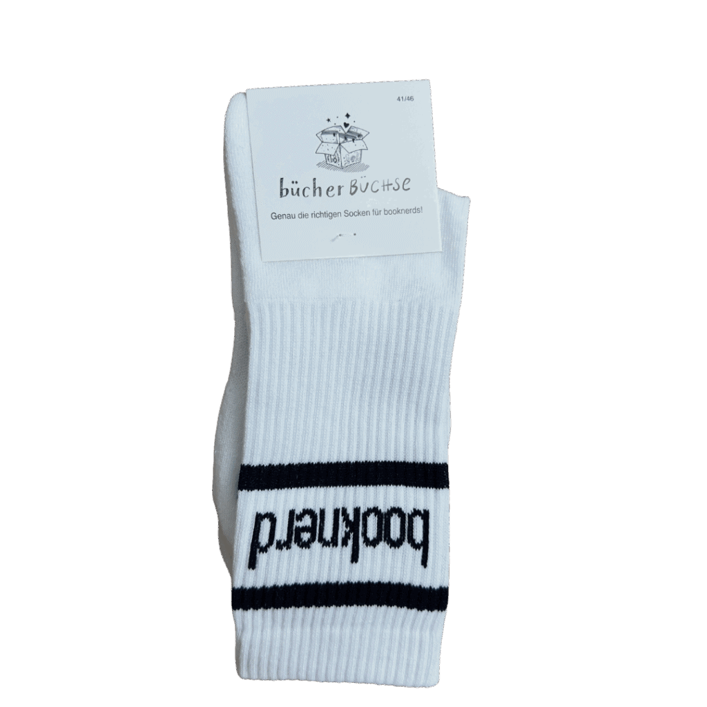 Socken booknerd weiss 41-47