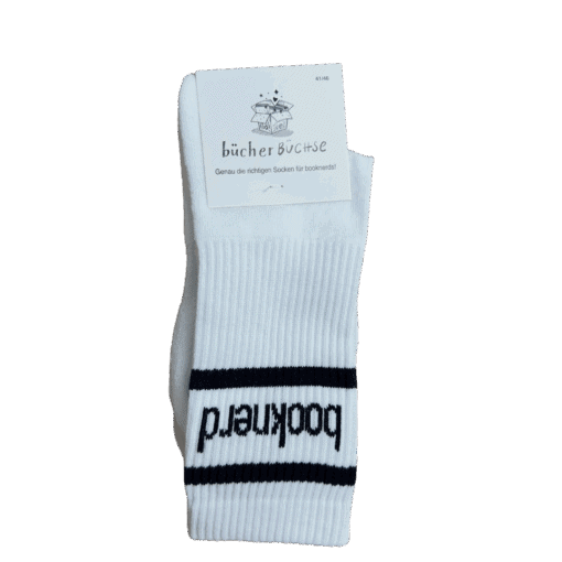Socken booknerd weiss 41-47
